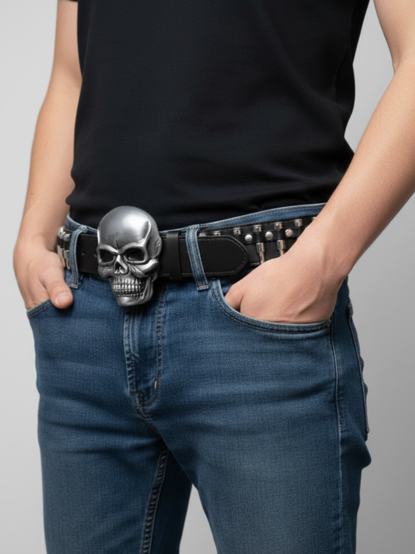 Skull Bullet Belt