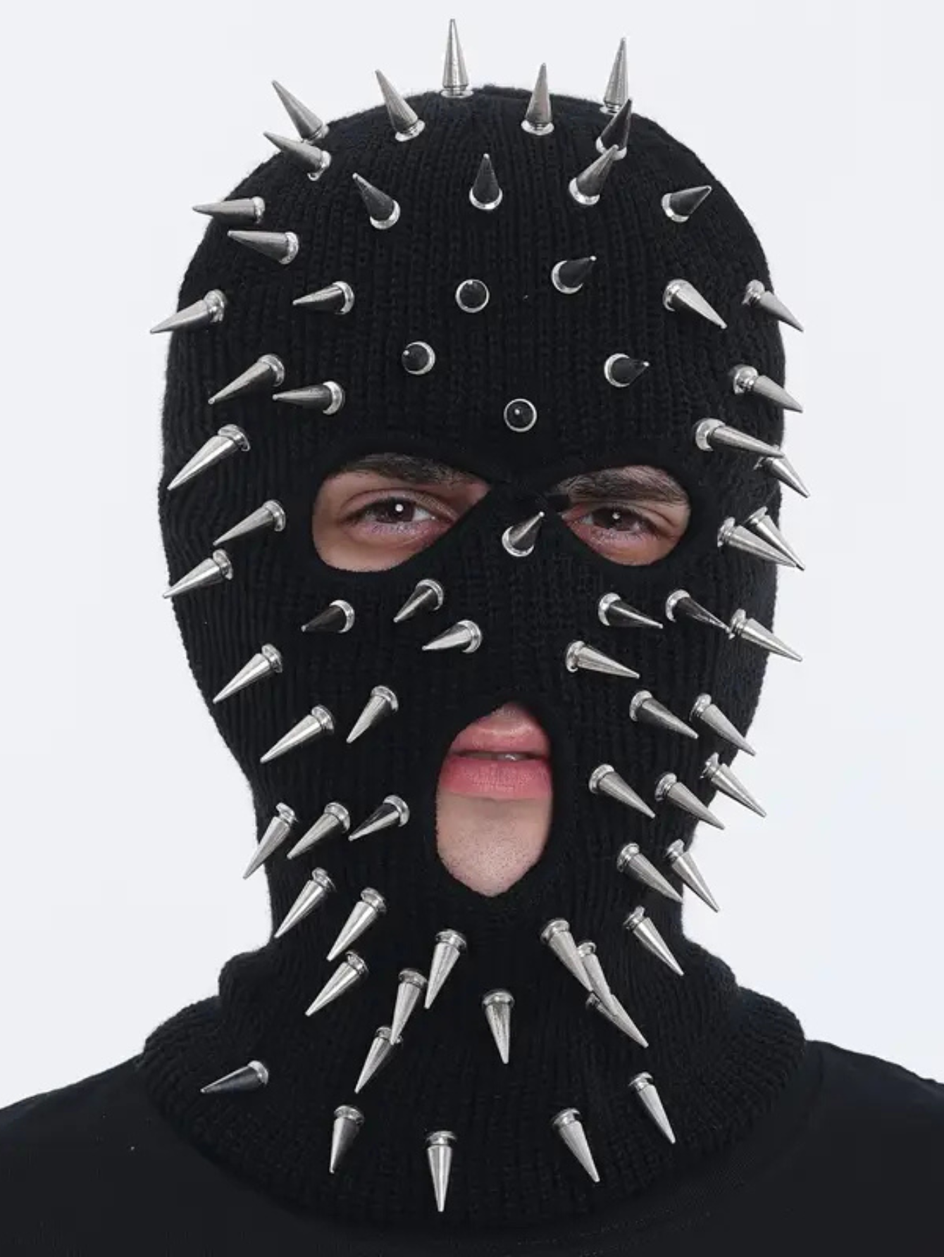 Spiked Beanie Mask Hat
