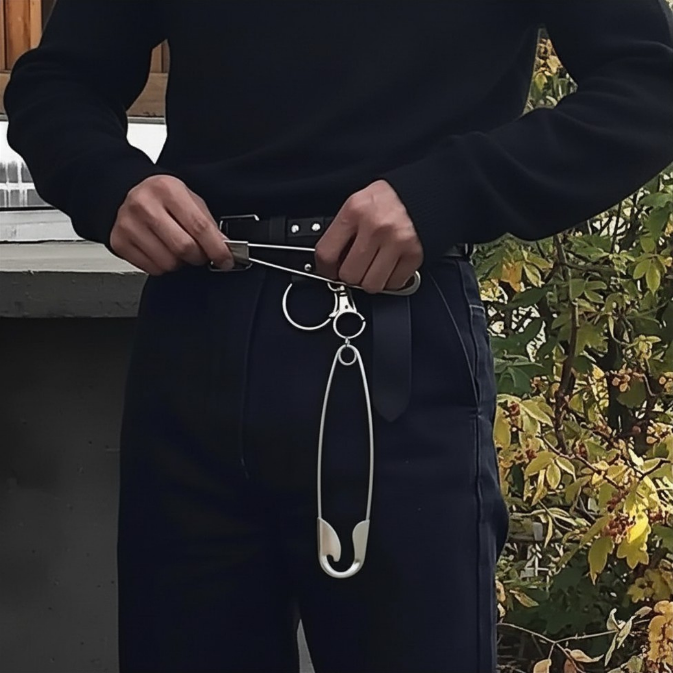Punk Safety Pin Pants Clip