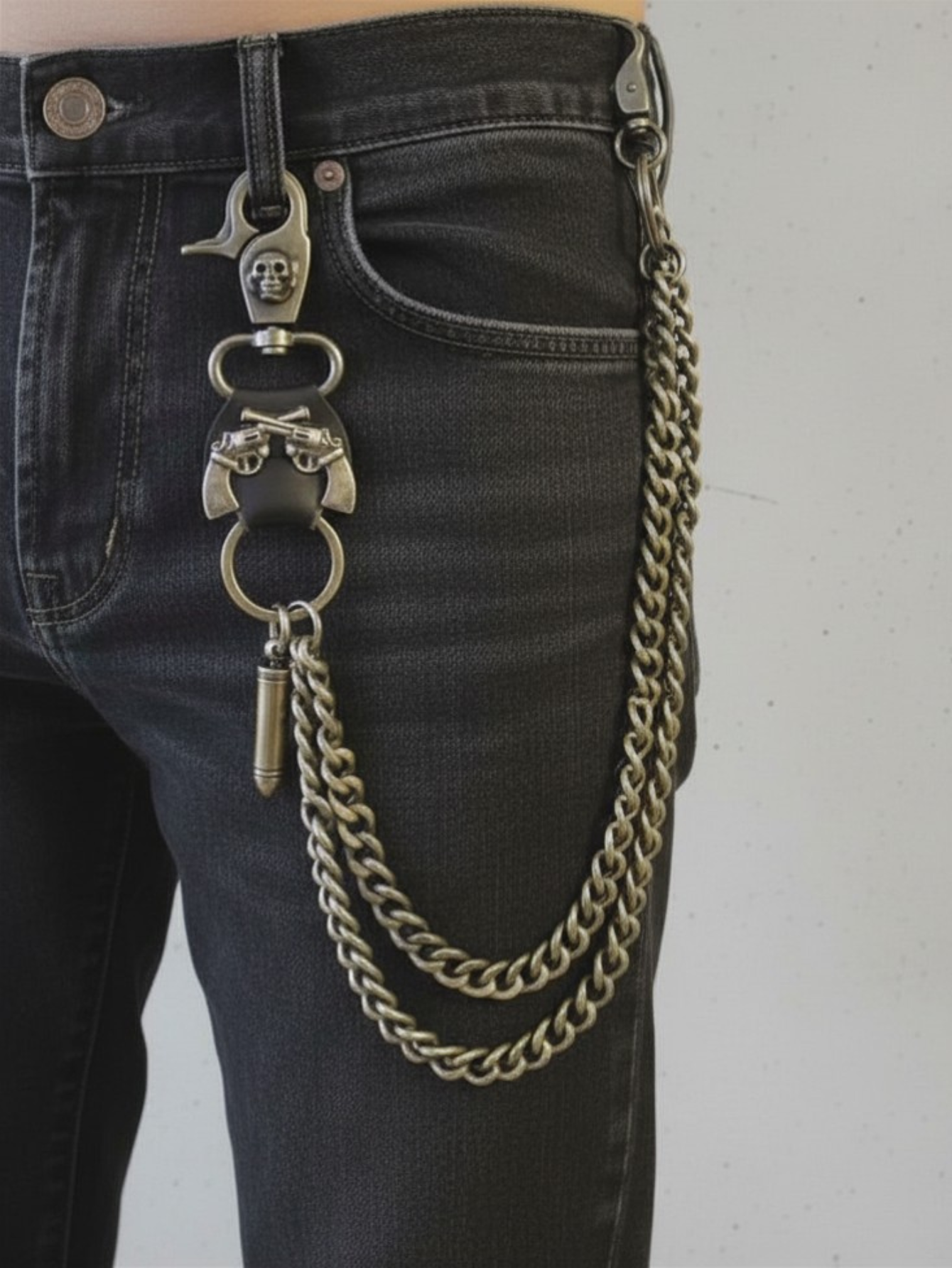 Bullet Gun Pants Chain