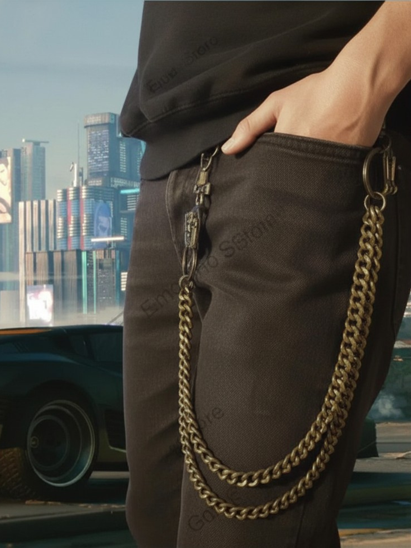 Bullet Gun Pants Chain