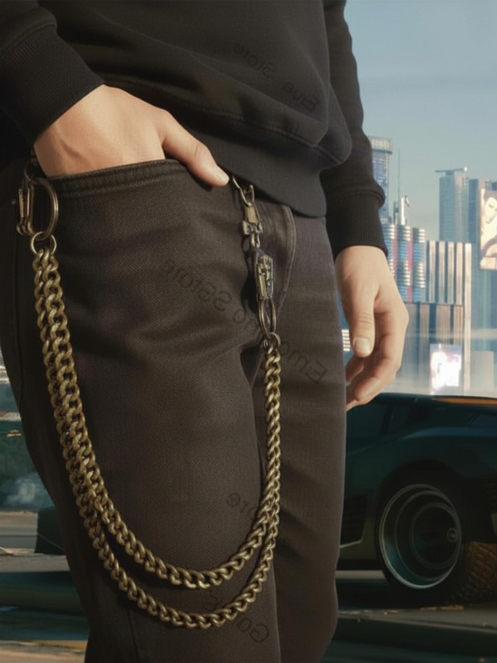 Bullet Gun Pants Chain