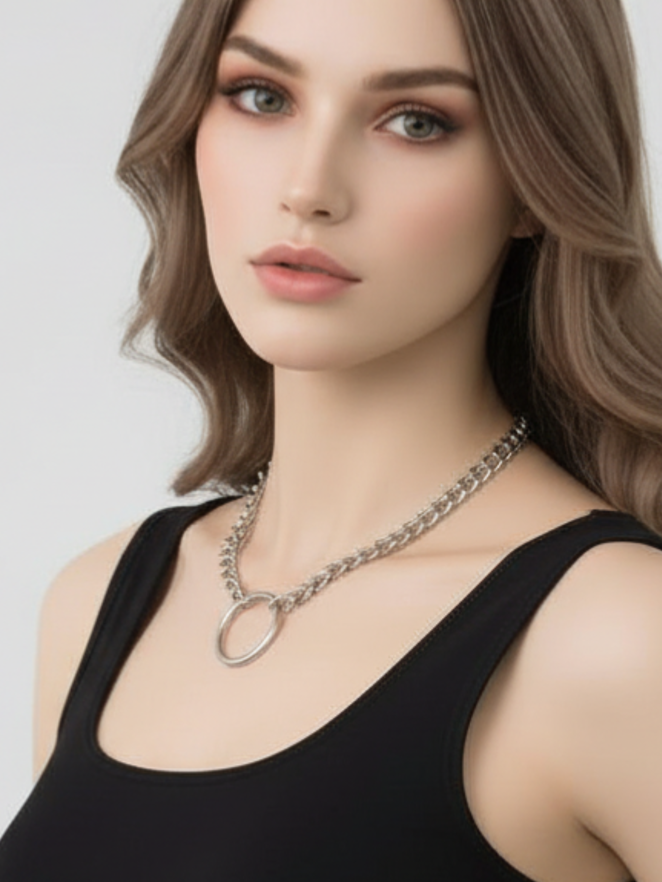 O Ring Chain Necklace