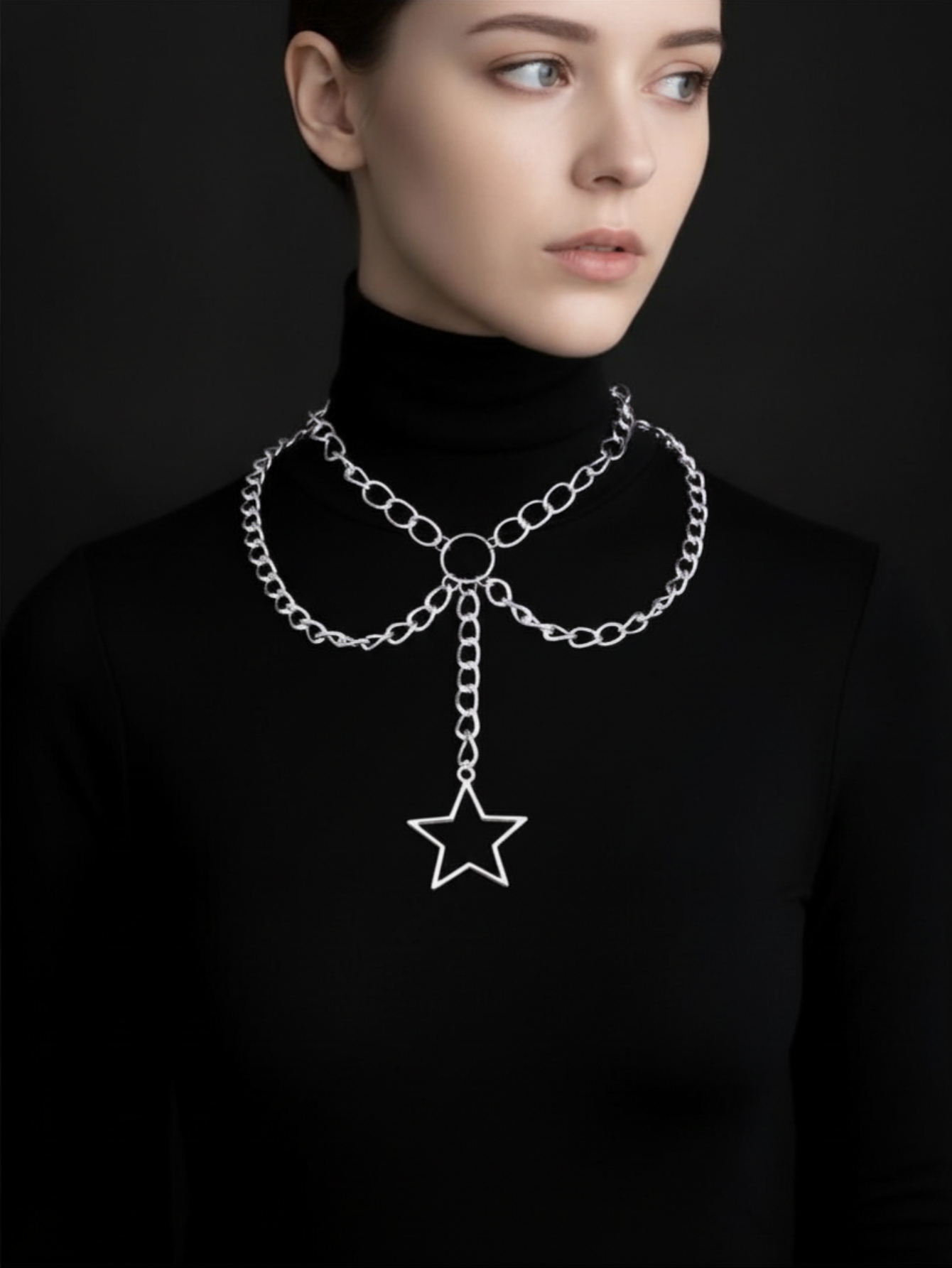 Star Astrology Chain Necklace