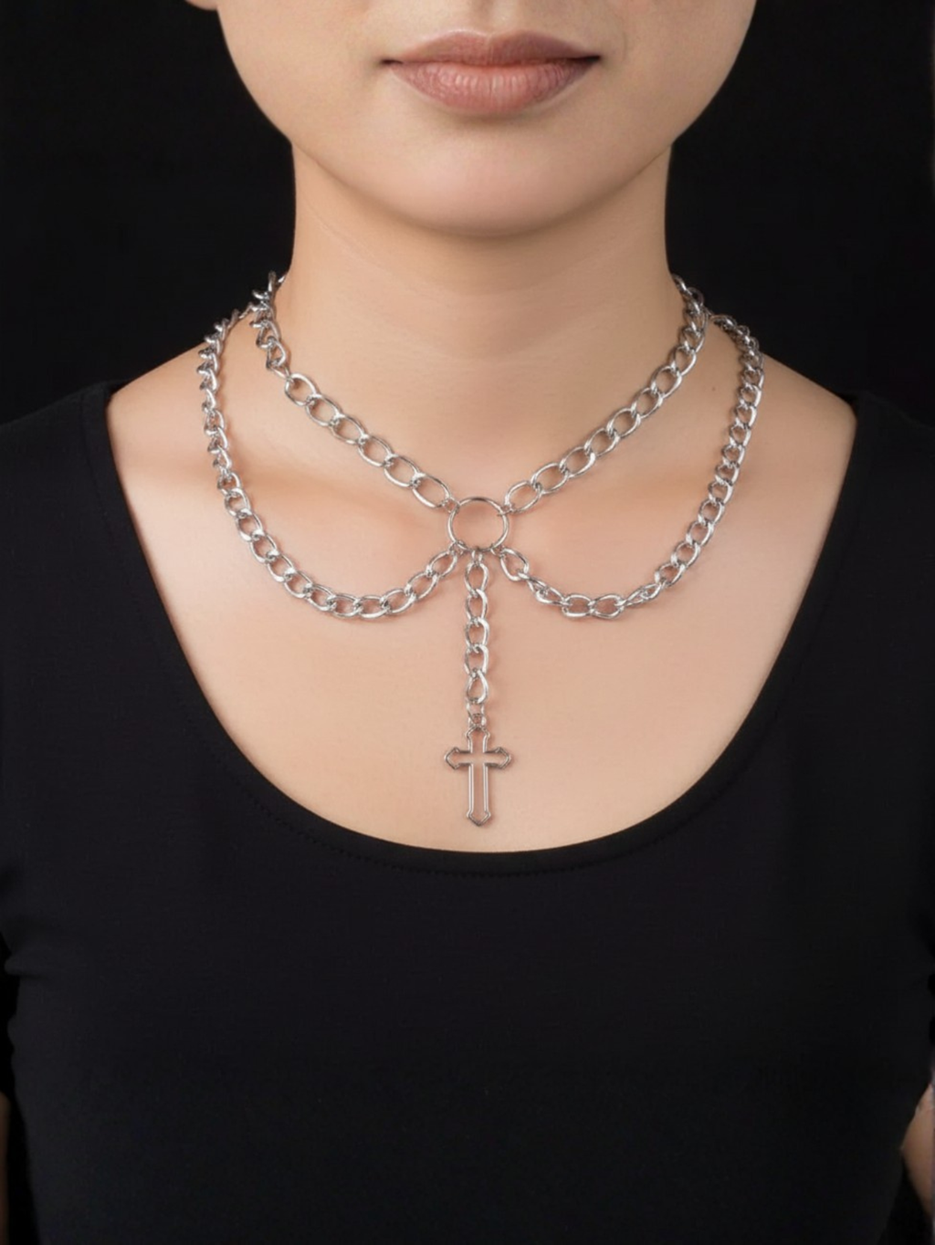 Cross Chain Necklace