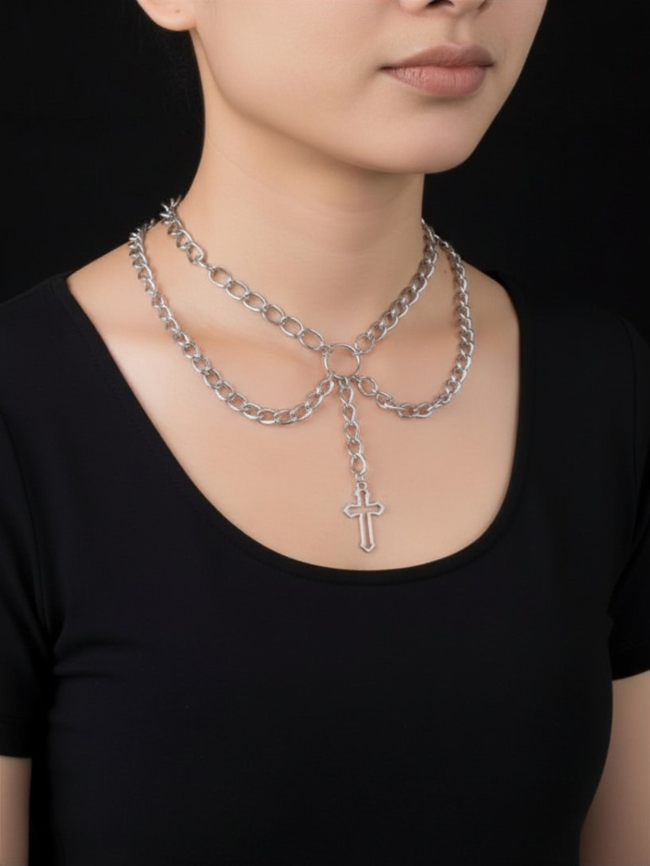 Cross Chain Necklace