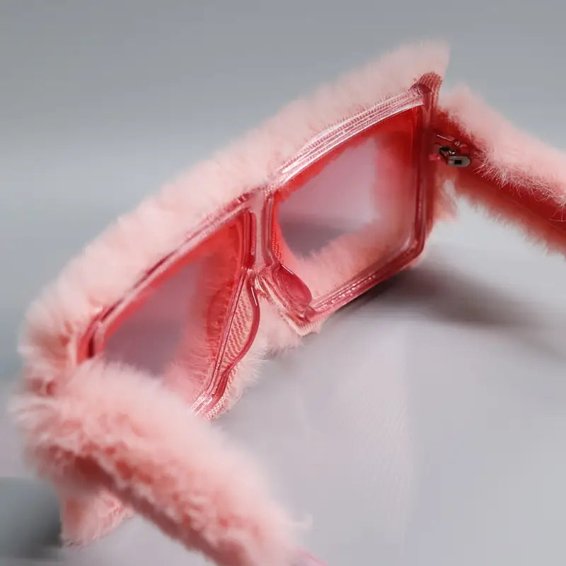Fur Winter Sunglasses