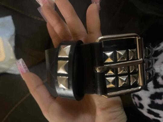 Pyramid Studded Belt