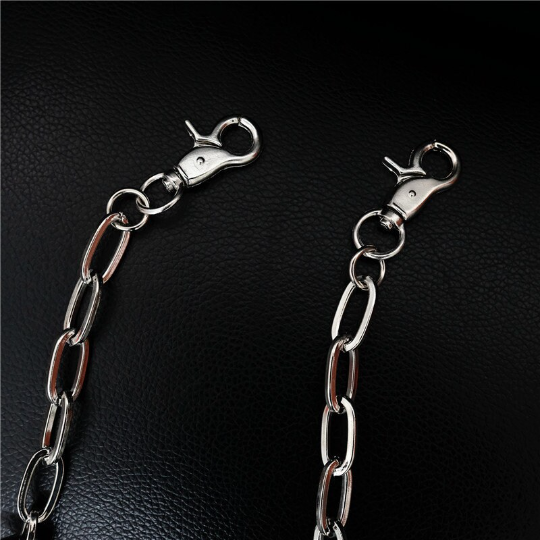 Spiked Punk Wallet Chain Emo