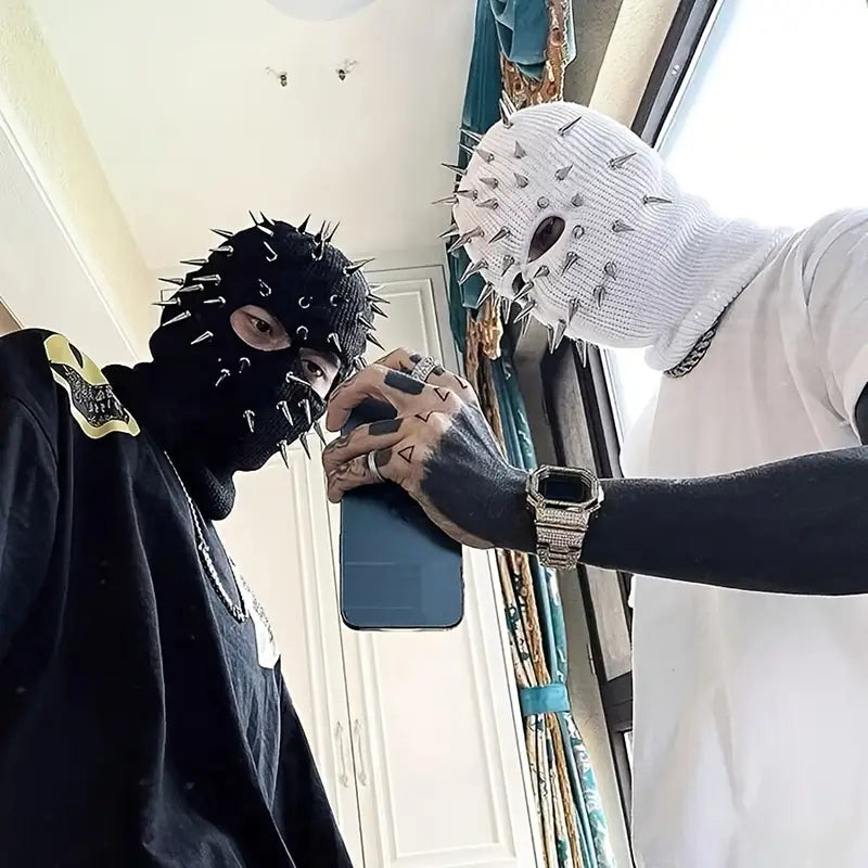 Spiked Beanie Mask Hat