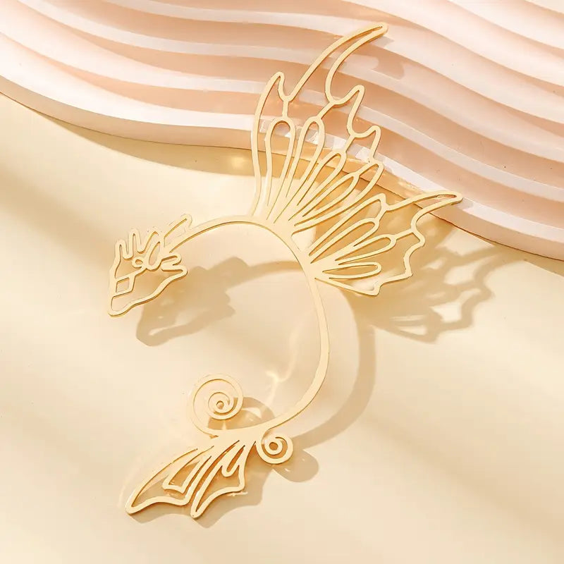 Gold Dragon Ear Cuff