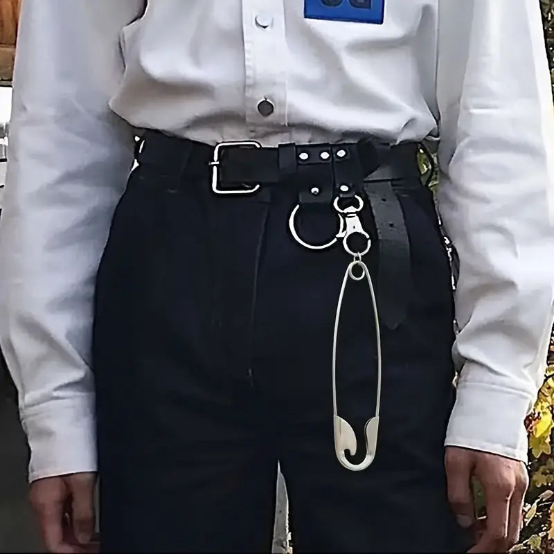Punk Safety Pin Pants Clip