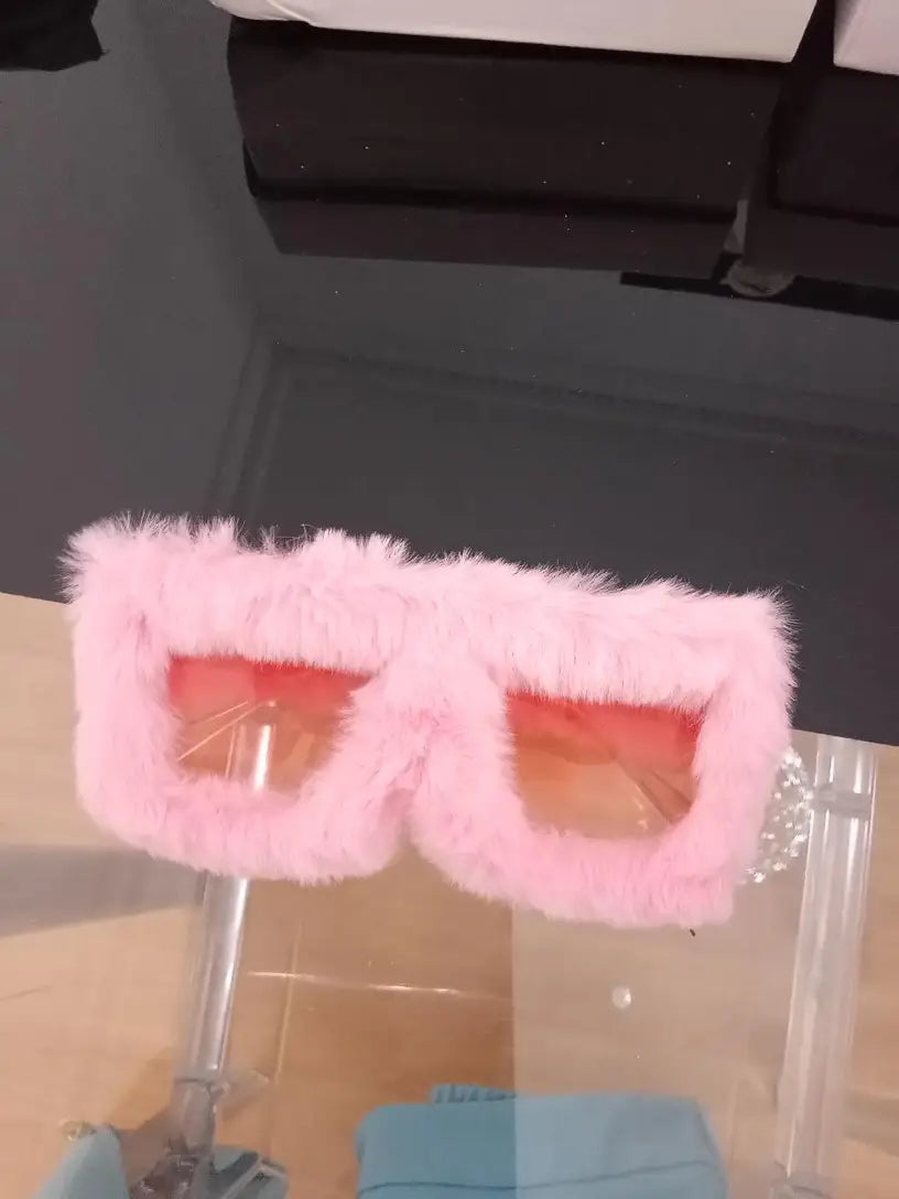 Fur Winter Sunglasses