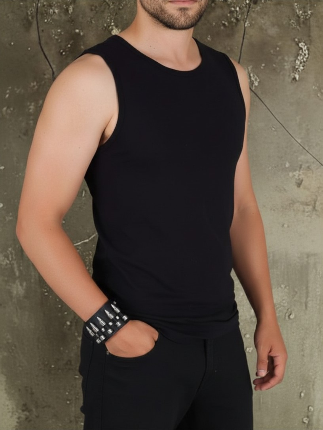 Bullet Bracelet Punk ,Tactical Gun