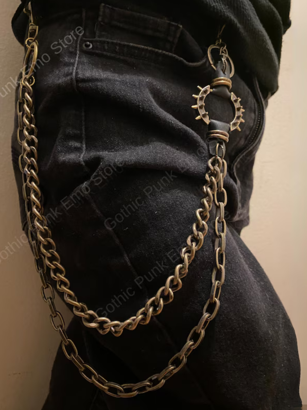 Bronze Vintage Wallet Chain