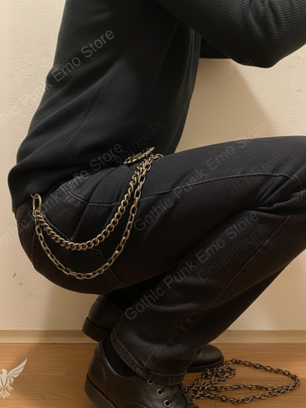 Bronze Vintage Wallet Chain