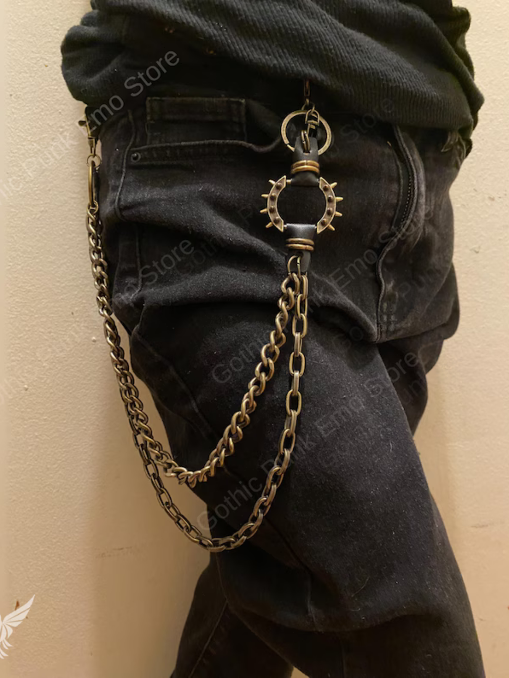 Bronze Vintage Wallet Chain