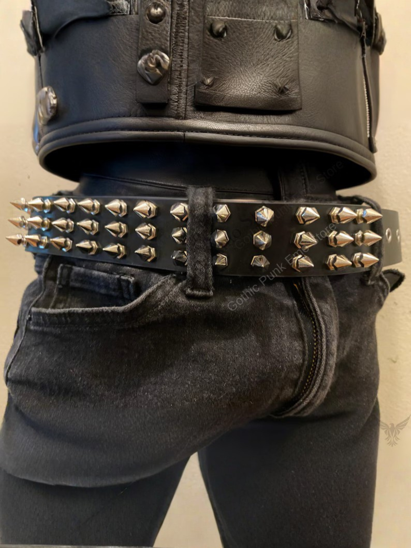 Gothic Punk Spiked Belt