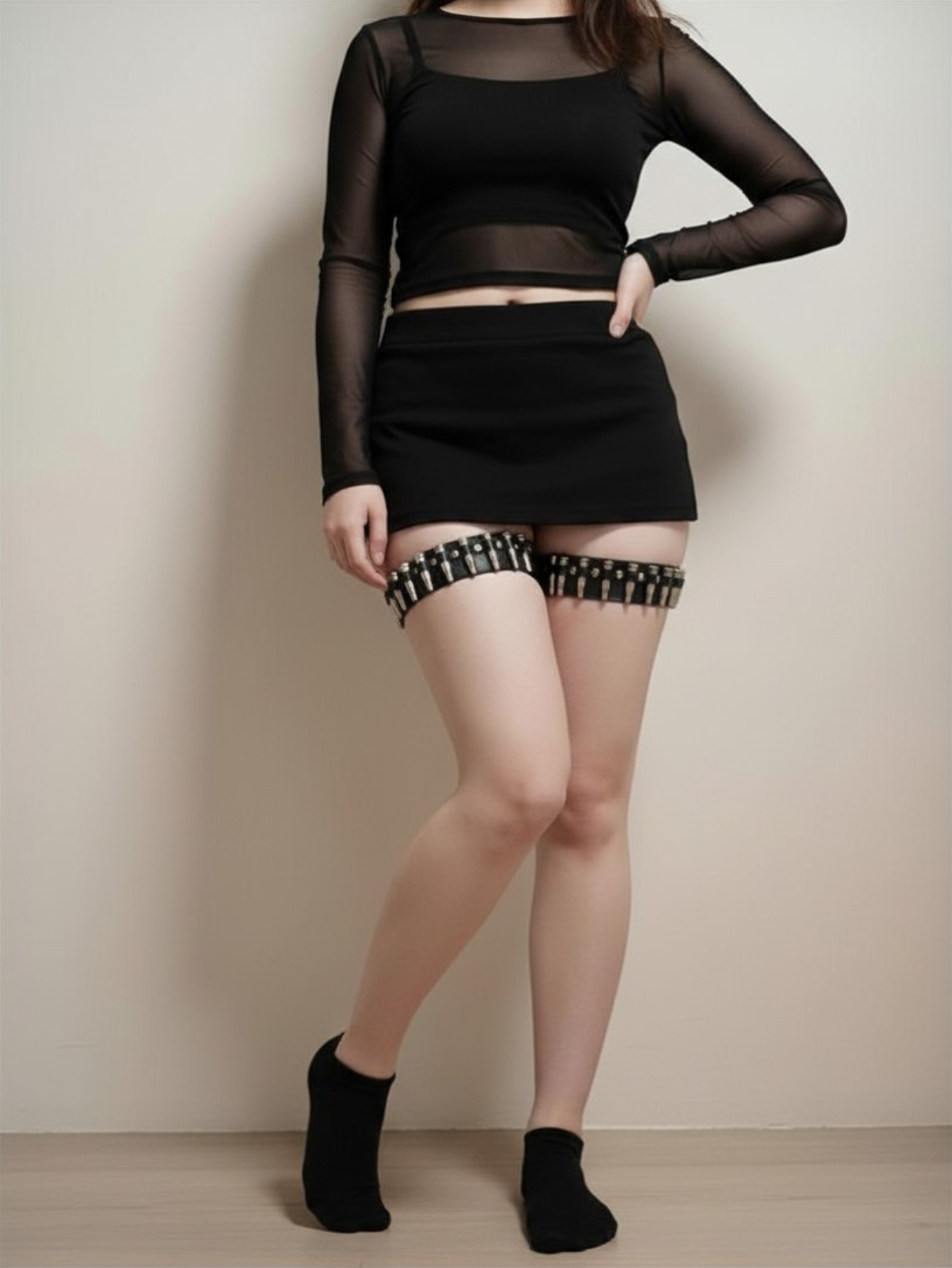 Plus Size Bullet Leg Harness 1X 2X 3X 4X