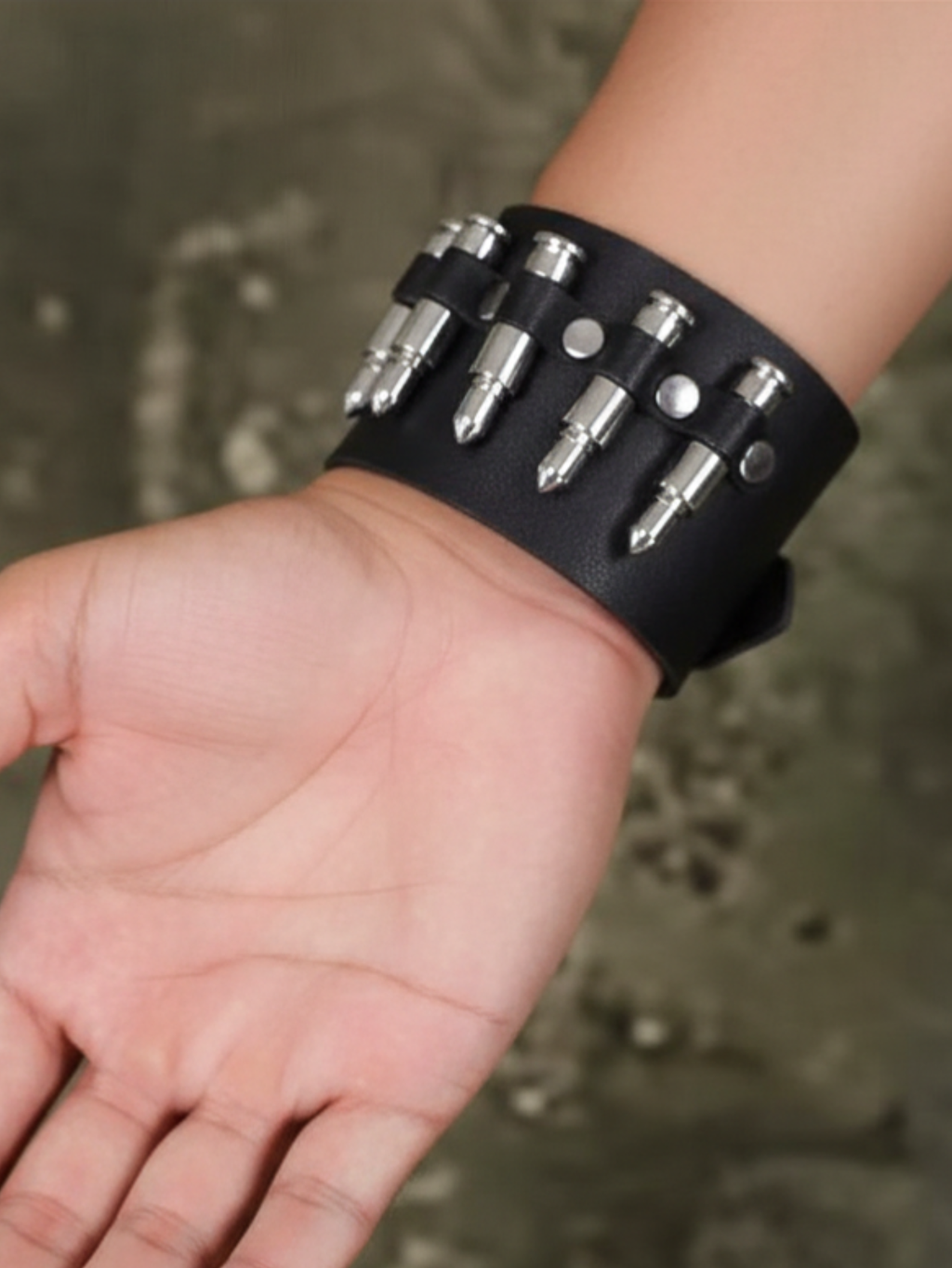 Bullet Bracelet Punk ,Tactical Gun