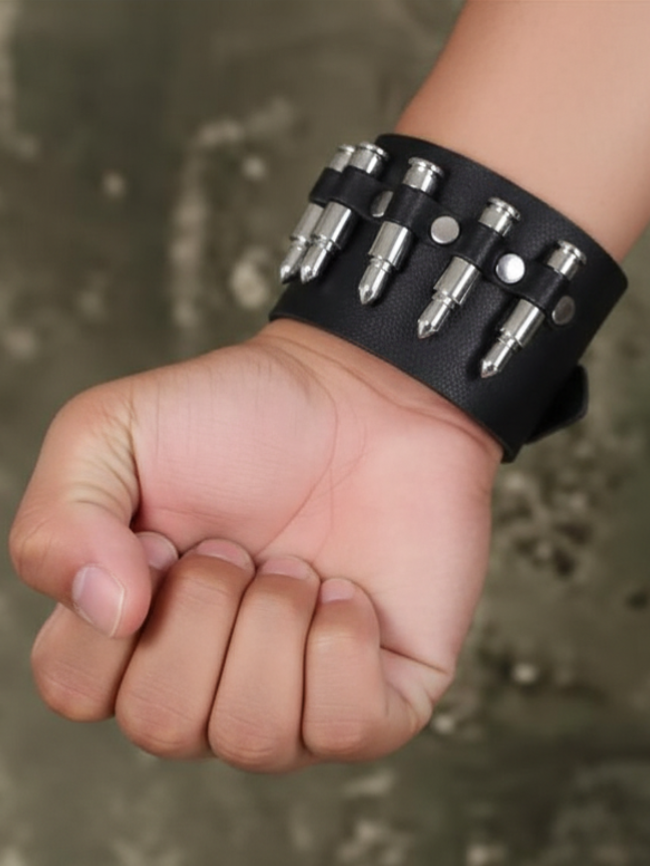 Bullet Bracelet Punk ,Tactical Gun