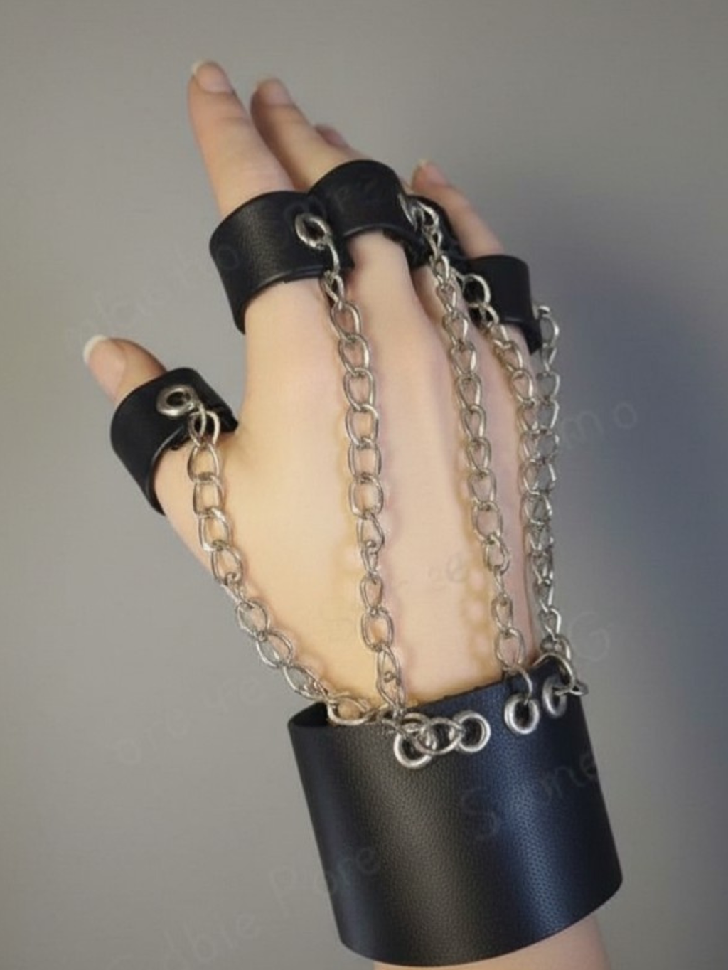 Chain Ring Bracelet Glove
