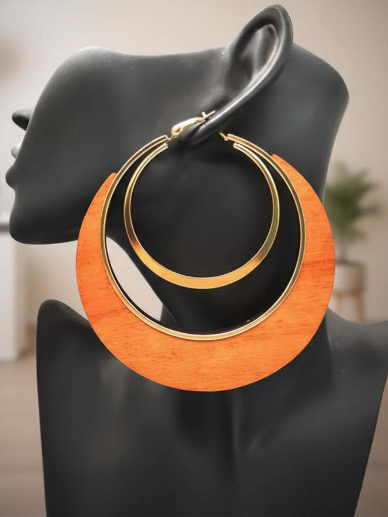 African Boho Tribal Earrings