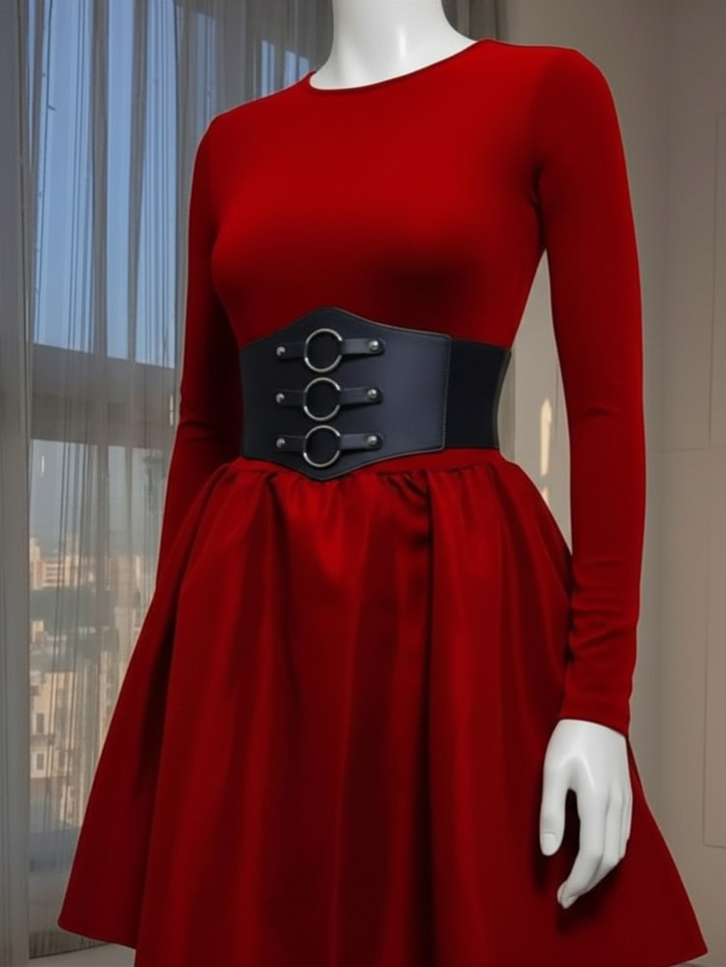 O Ring Corset Harness Belt