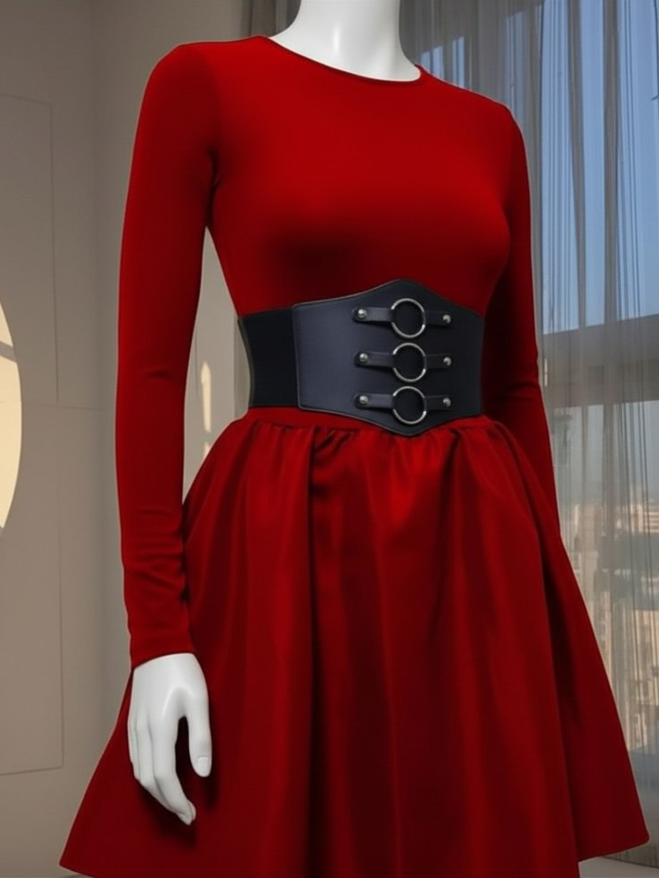 O Ring Corset Harness Belt