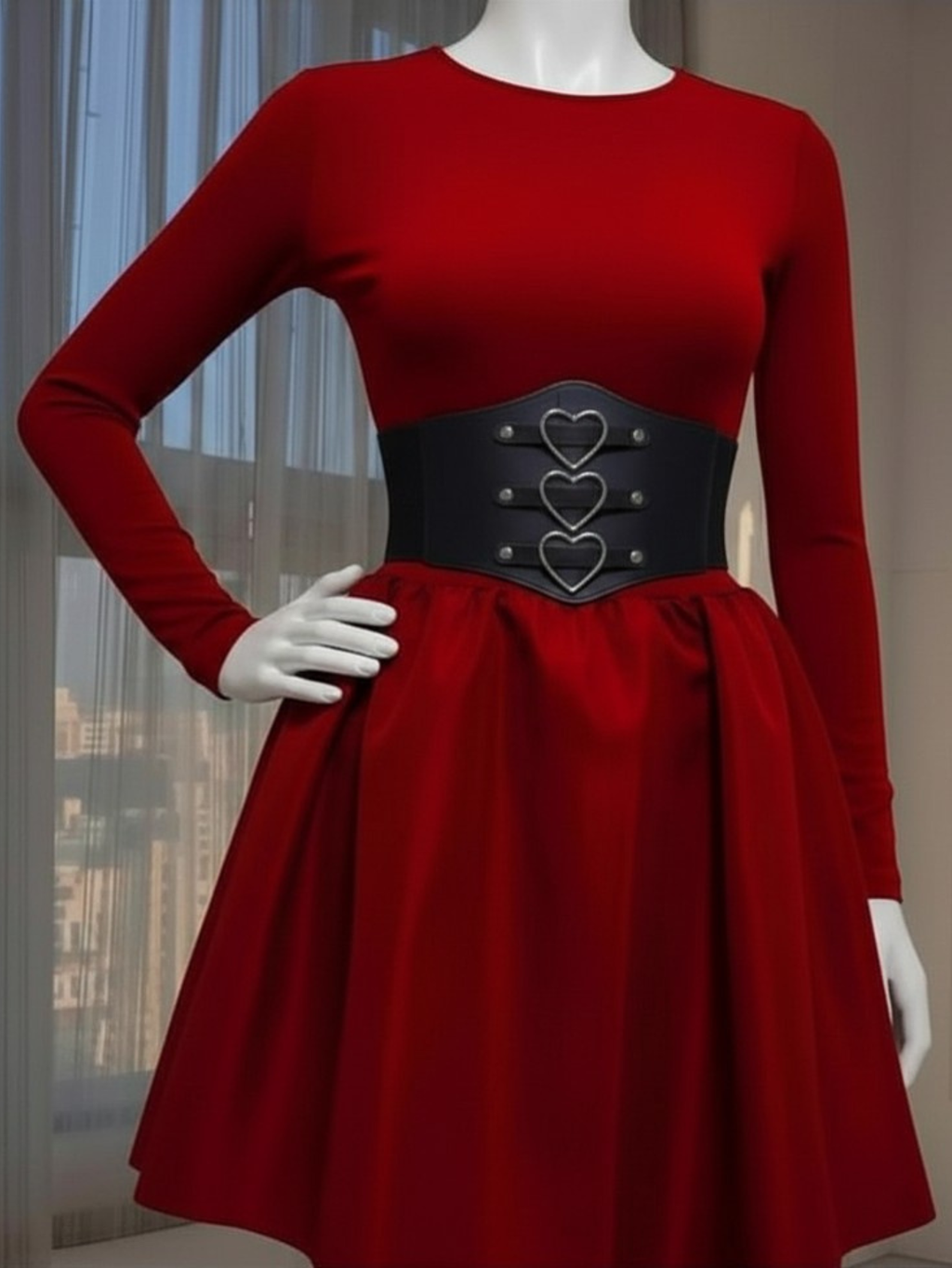 O Ring Corset Harness Belt