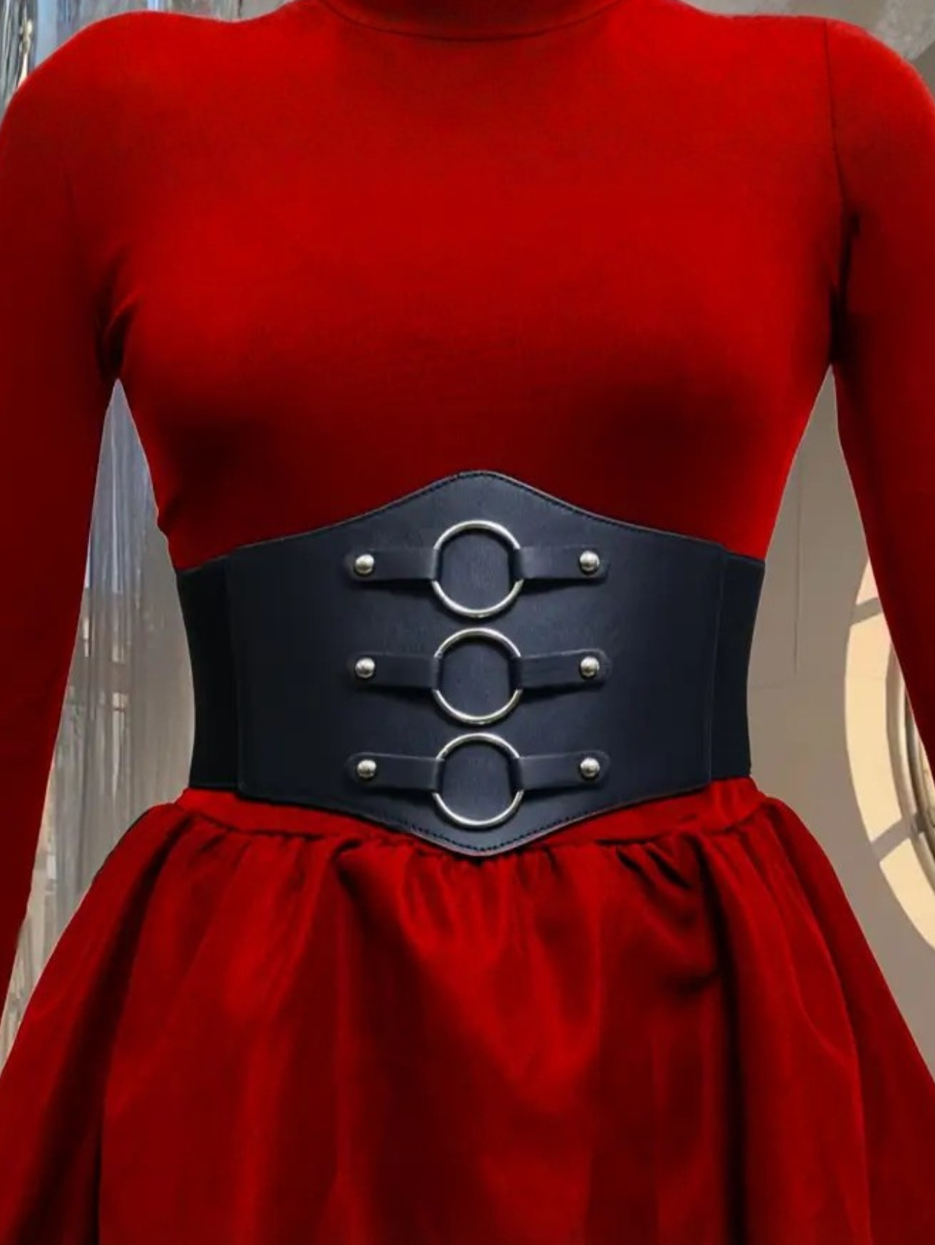 O Ring Corset Harness Belt