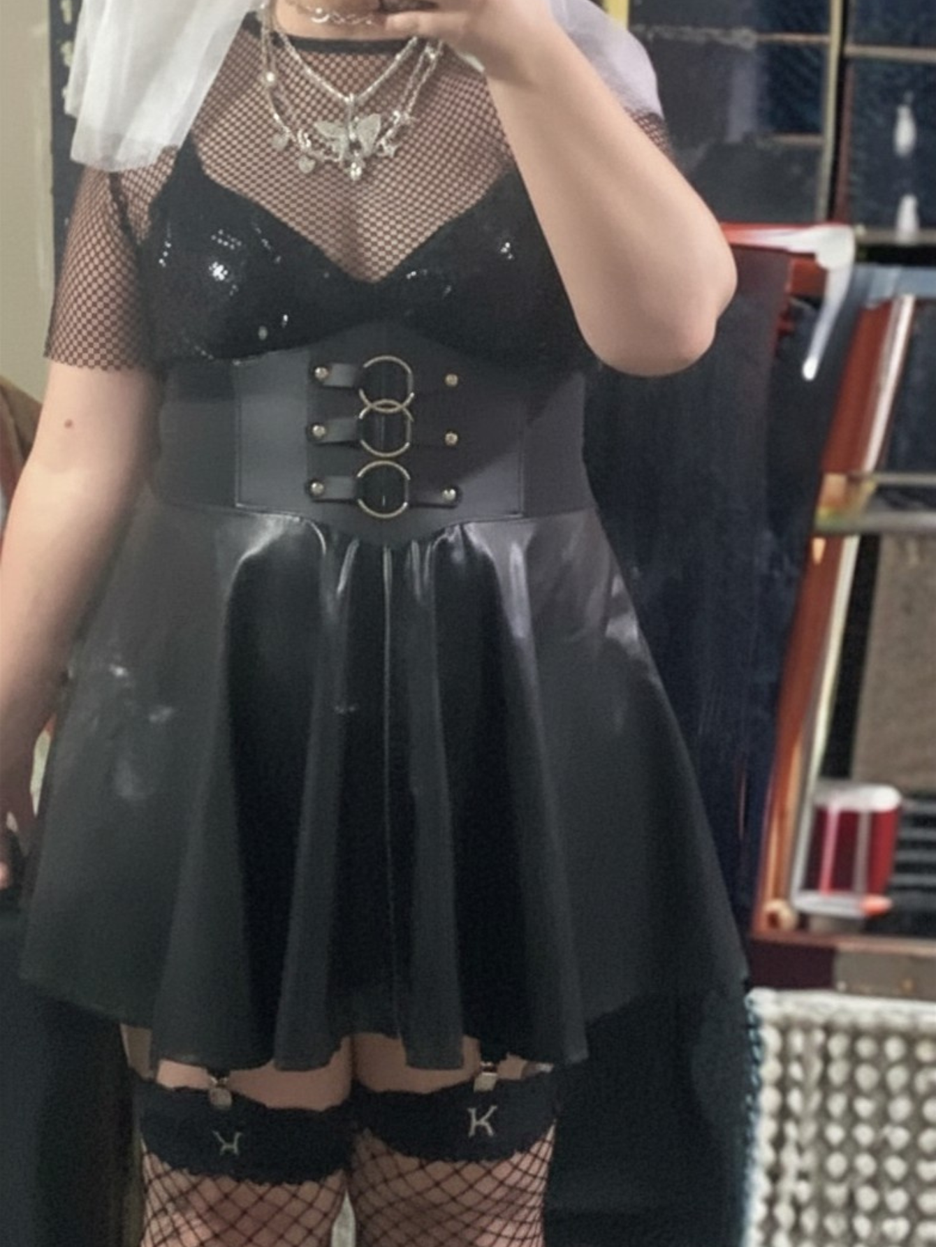 O Ring Corset Harness Belt