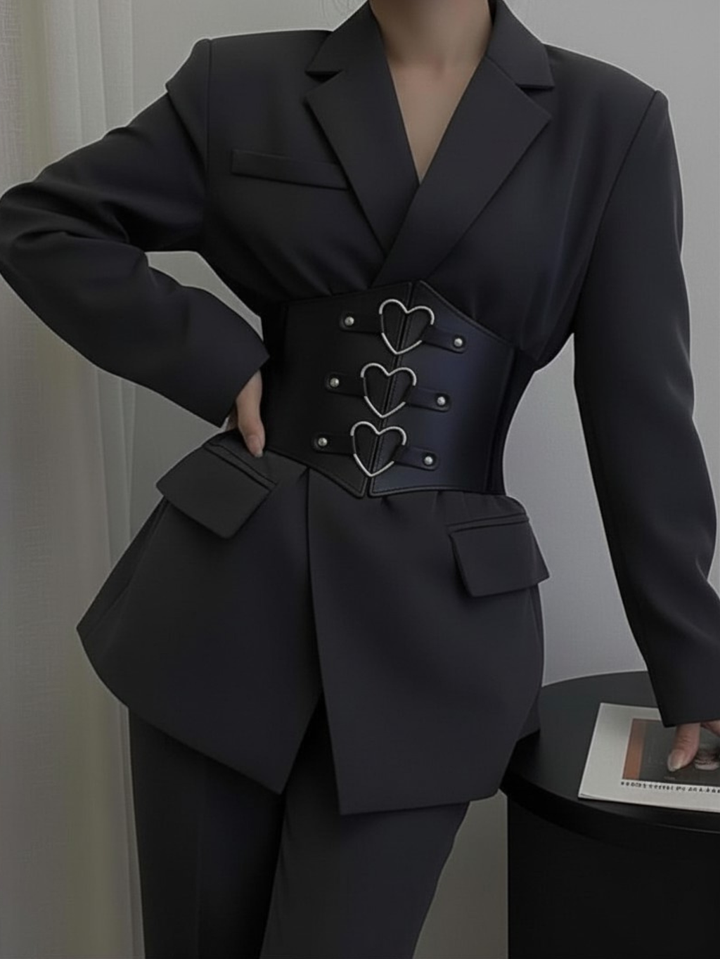 O Ring Corset Harness Belt