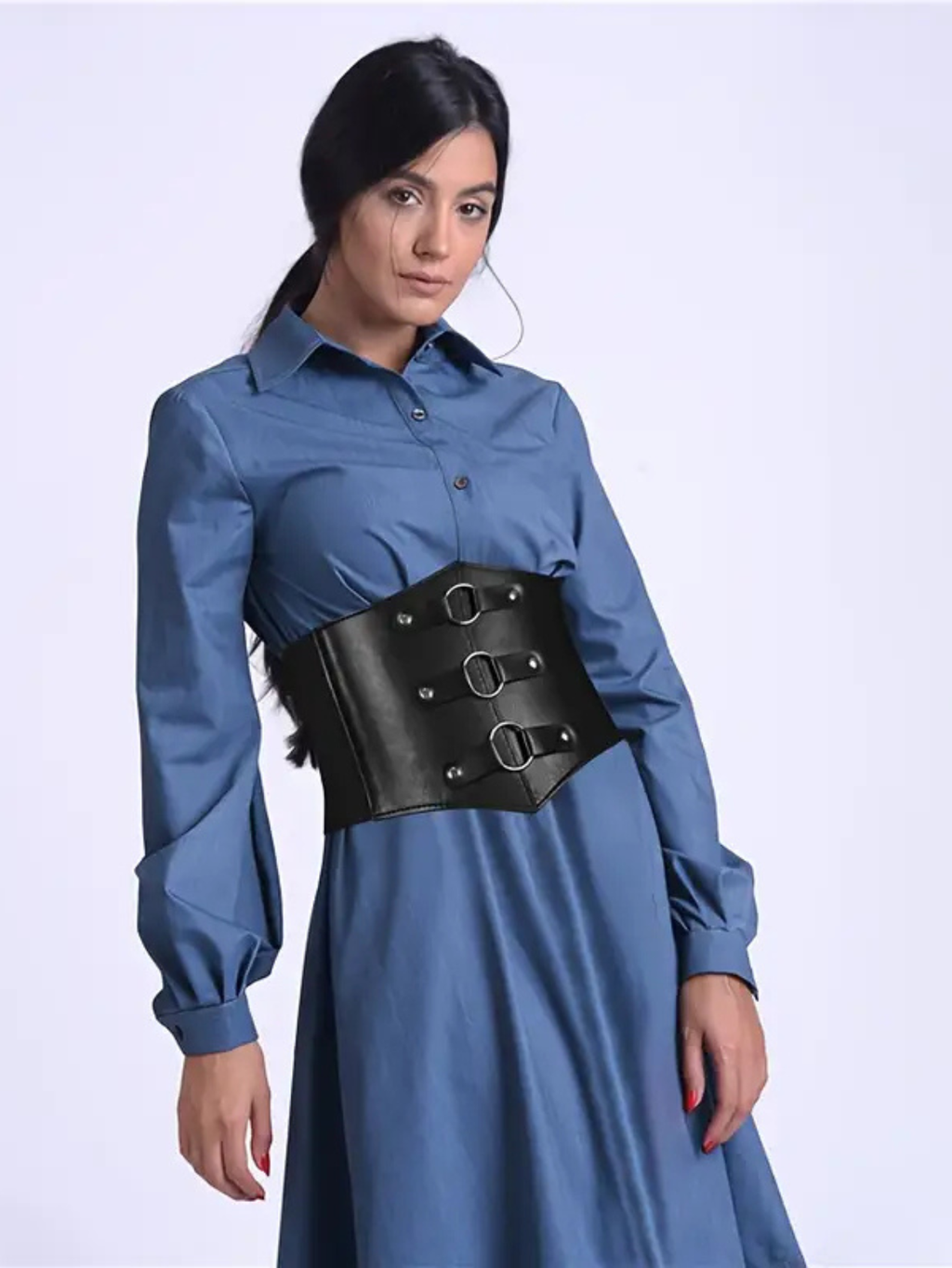 O Ring Corset Harness Belt