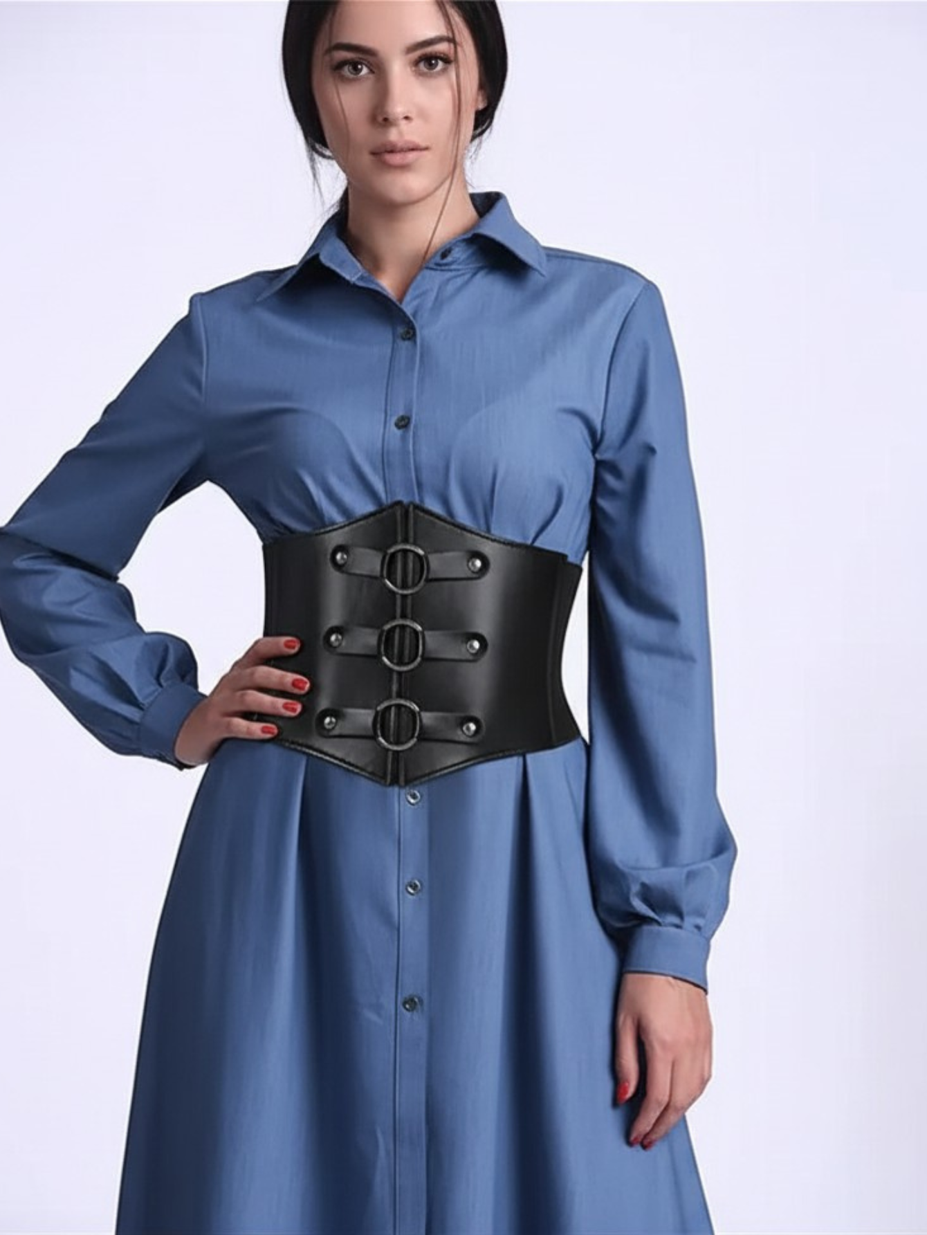 O Ring Corset Harness Belt
