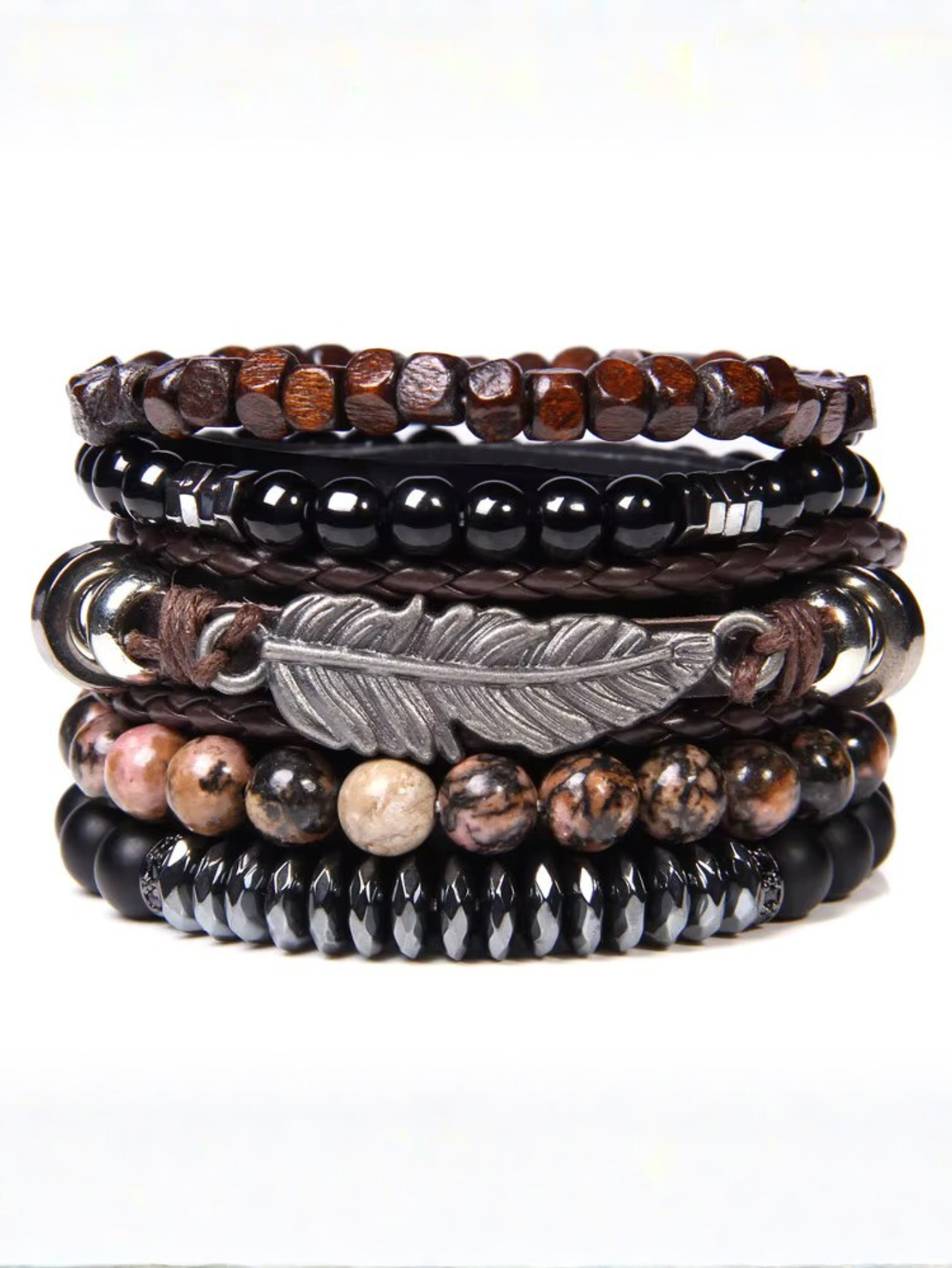 Boho Bead Bracelet Set