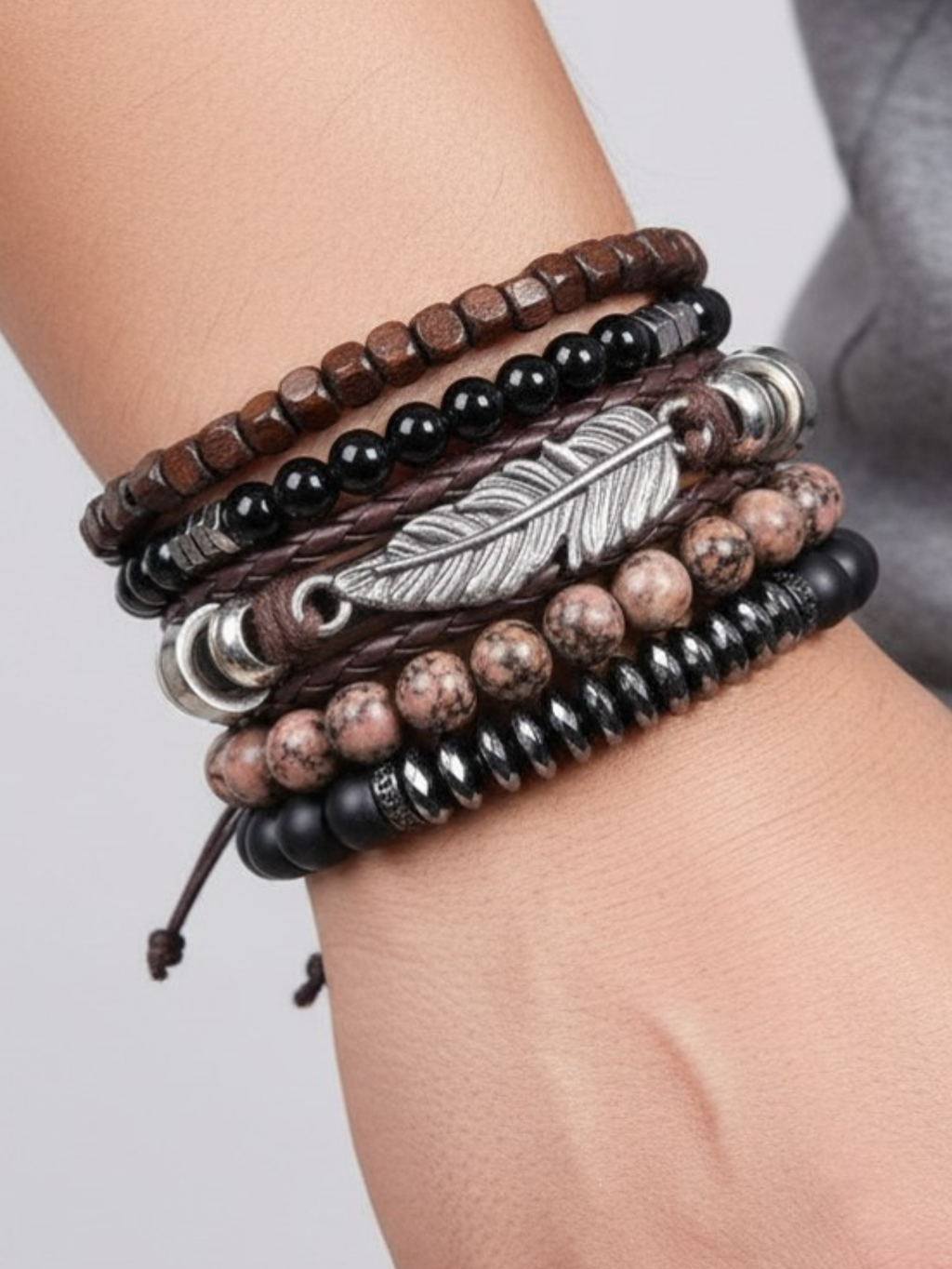 Boho Bead Bracelet Set