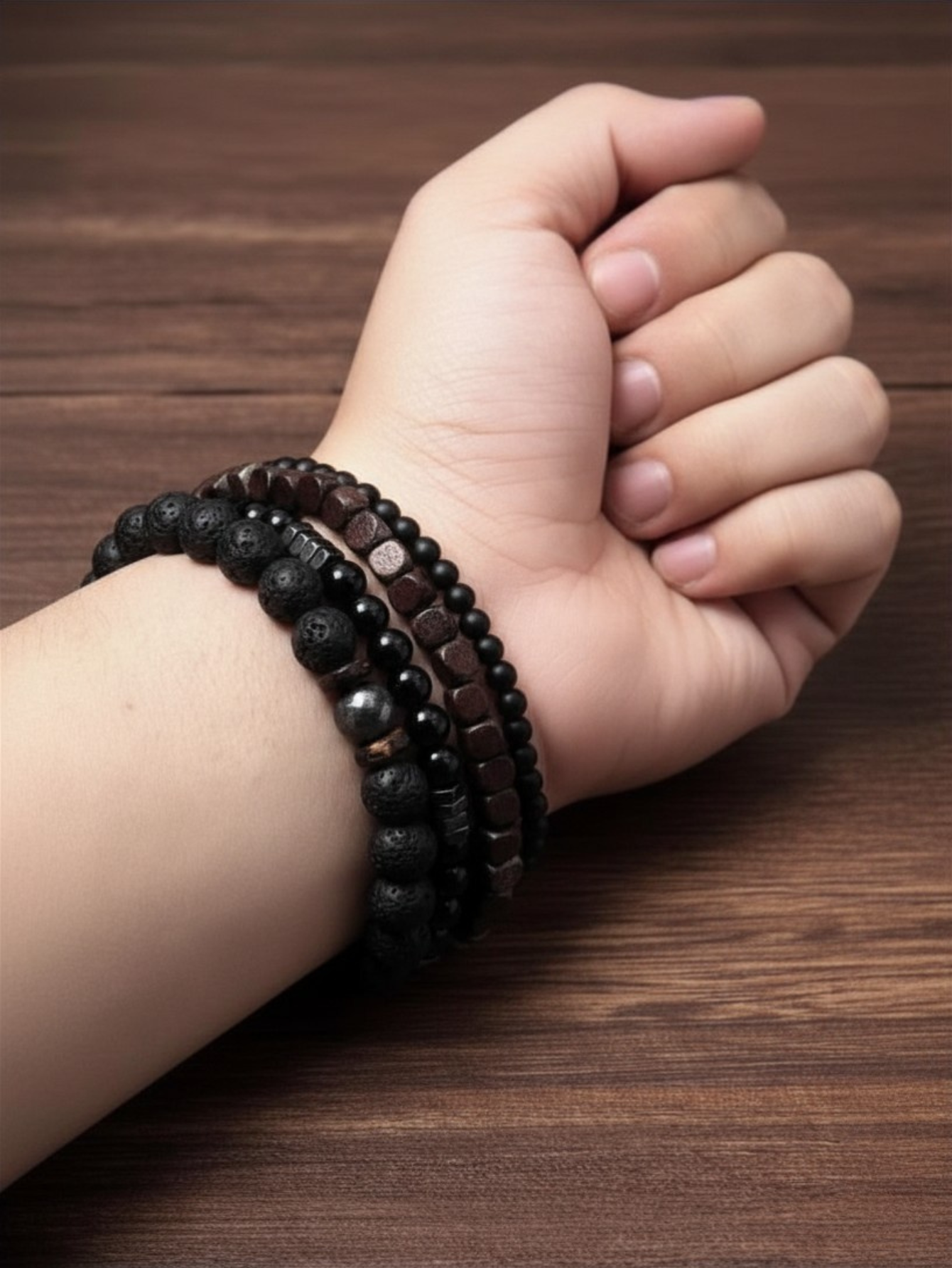 Minimalist Bead Bracelet Set