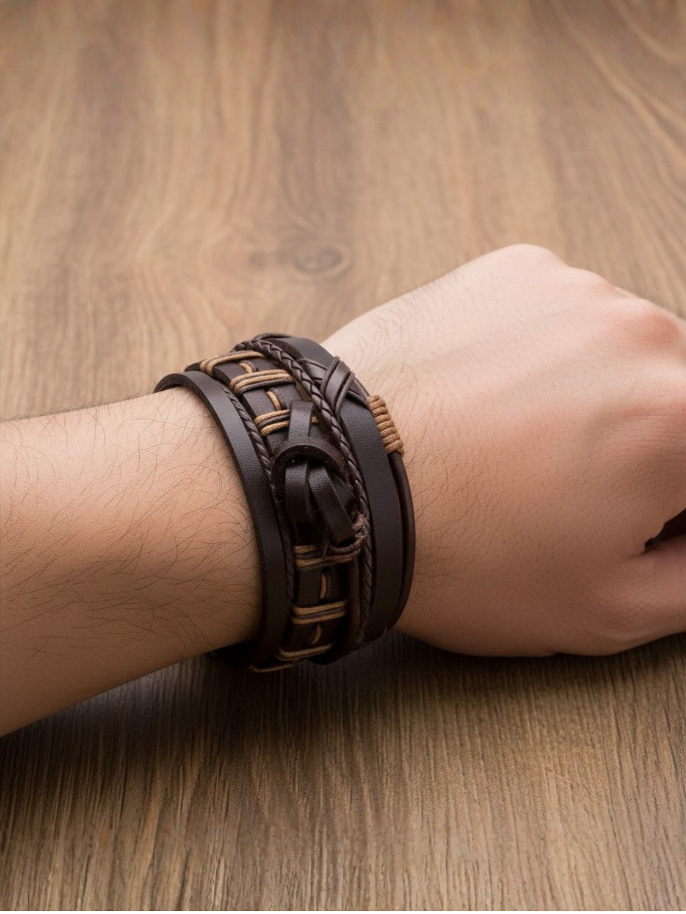 Brown Bracelet 6pc Set