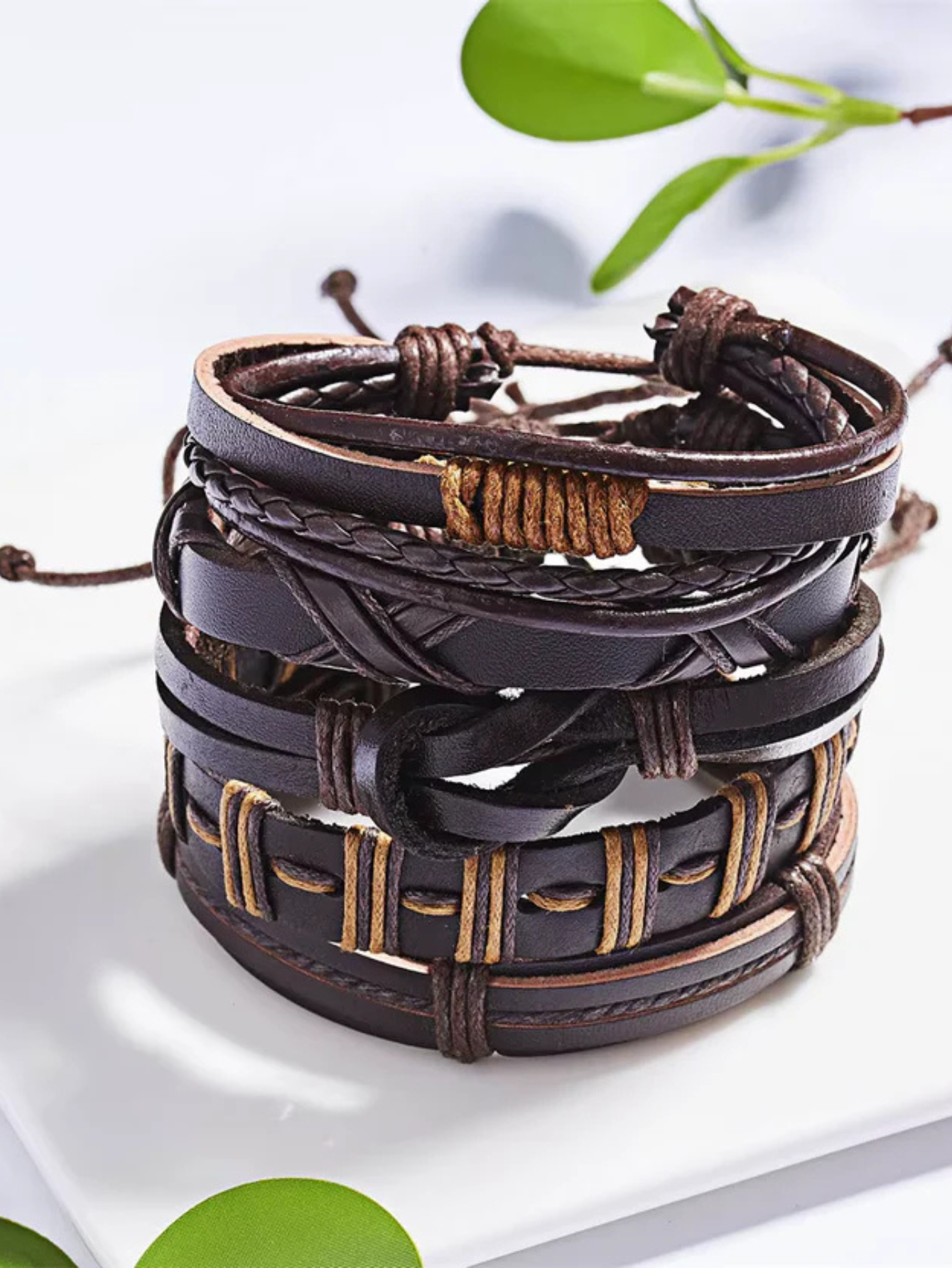 Brown Bracelet 6pc Set