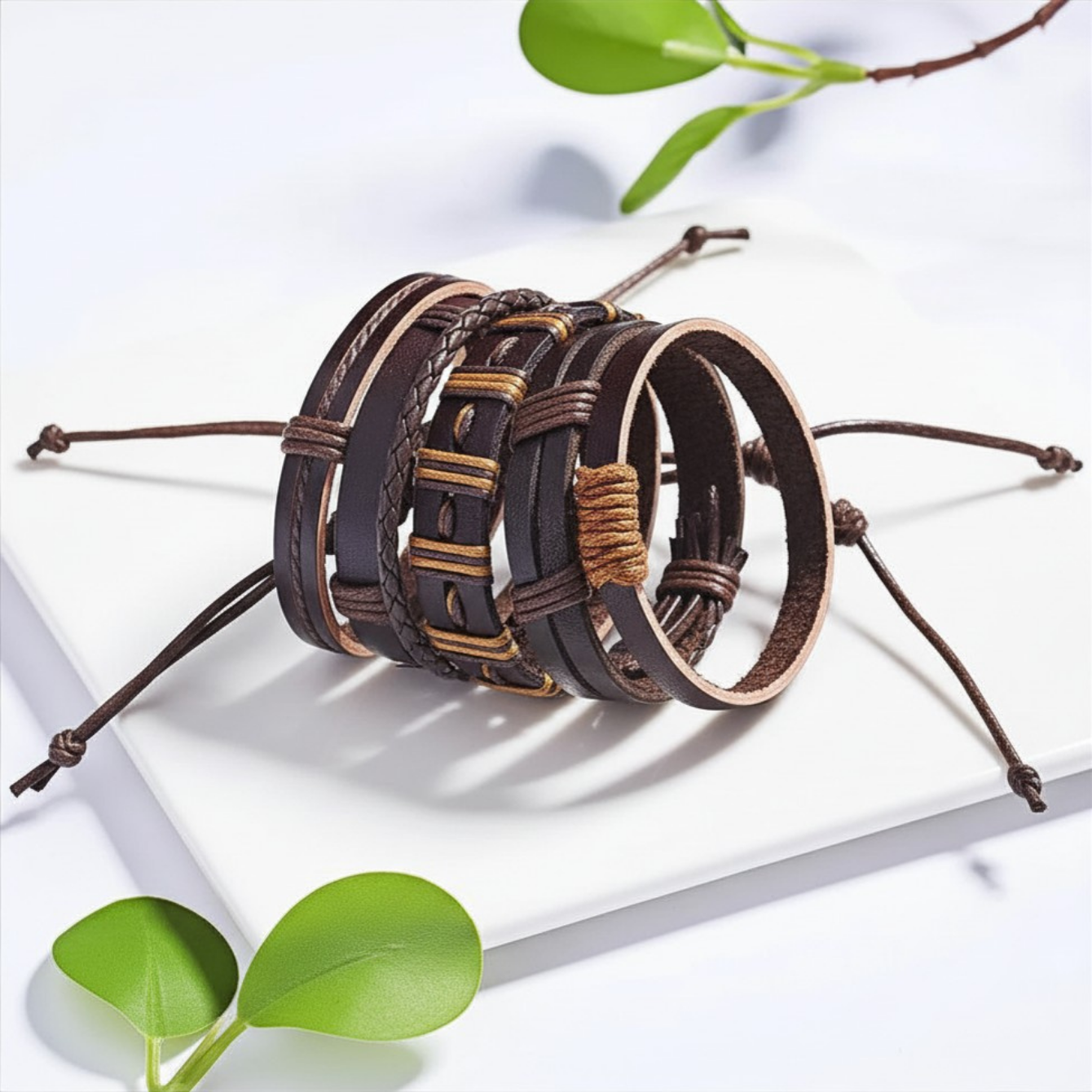 Brown Bracelet 6pc Set