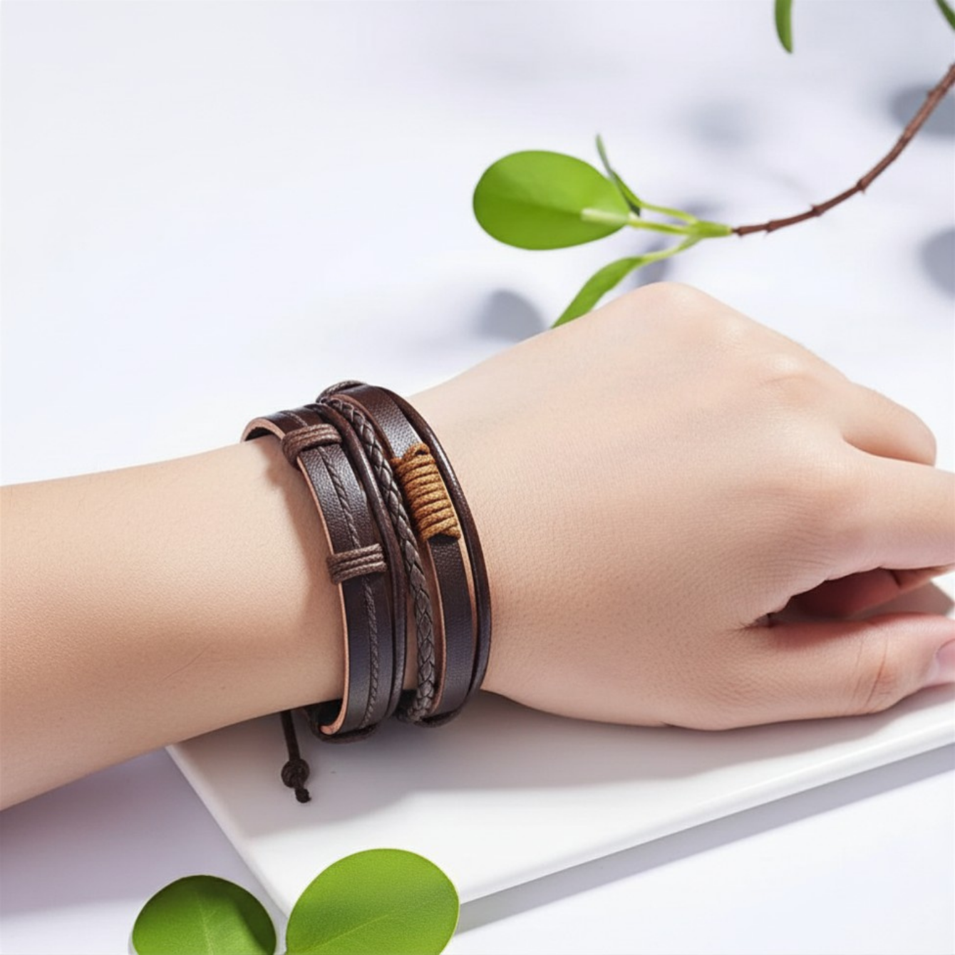 Brown Bracelet 6pc Set
