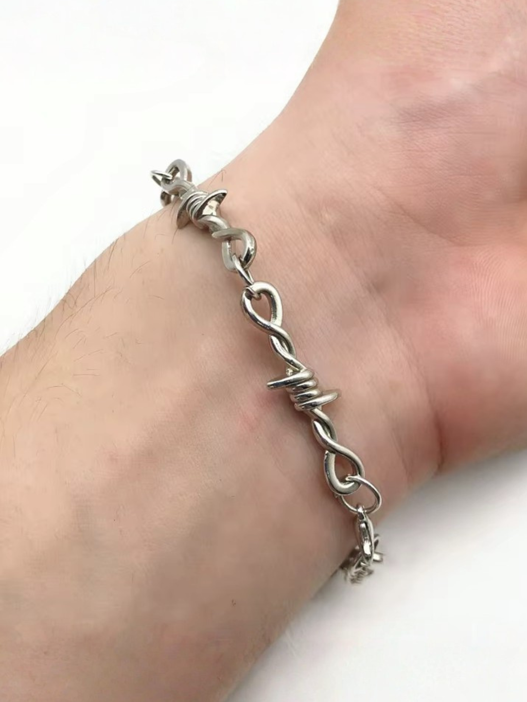 Barbed Wire Chain Necklace