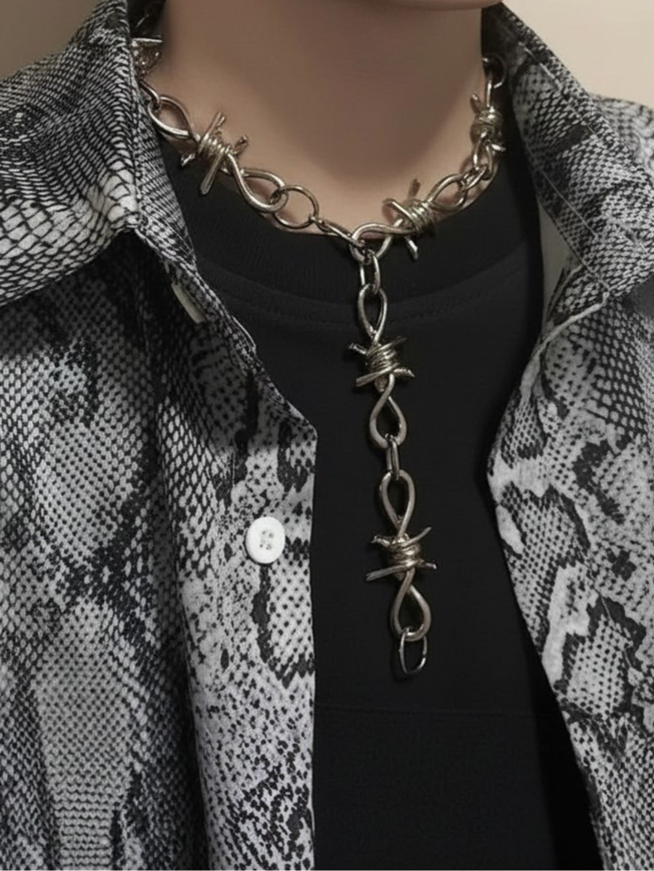 Barbed Wire Necklace