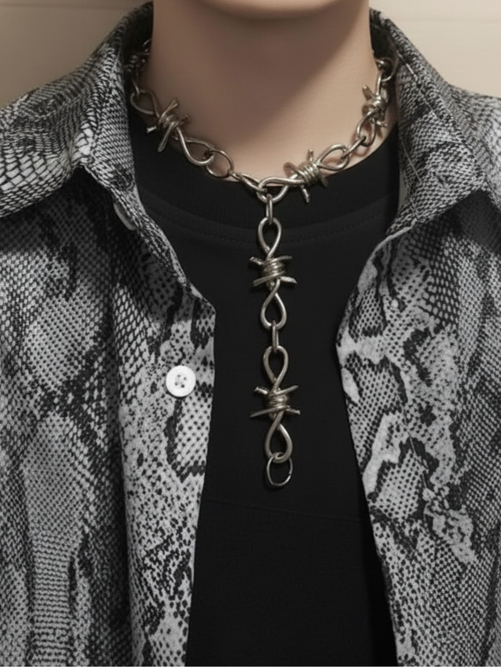 Barbed Wire Necklace