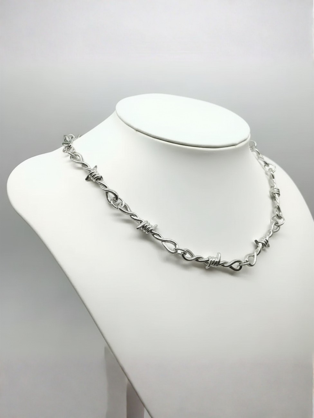 Barbed Wire Chain Necklace