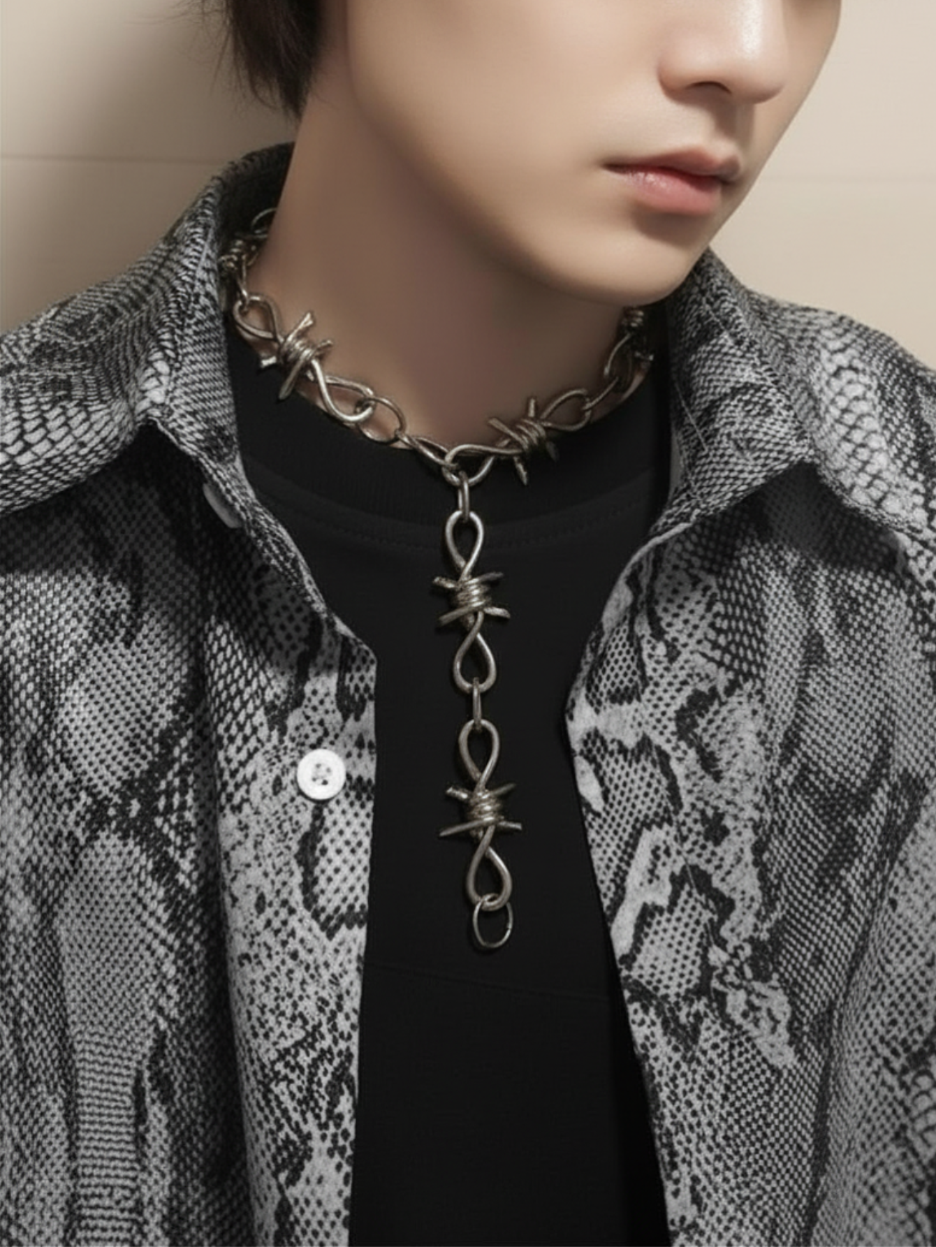 Barbed Wire Necklace