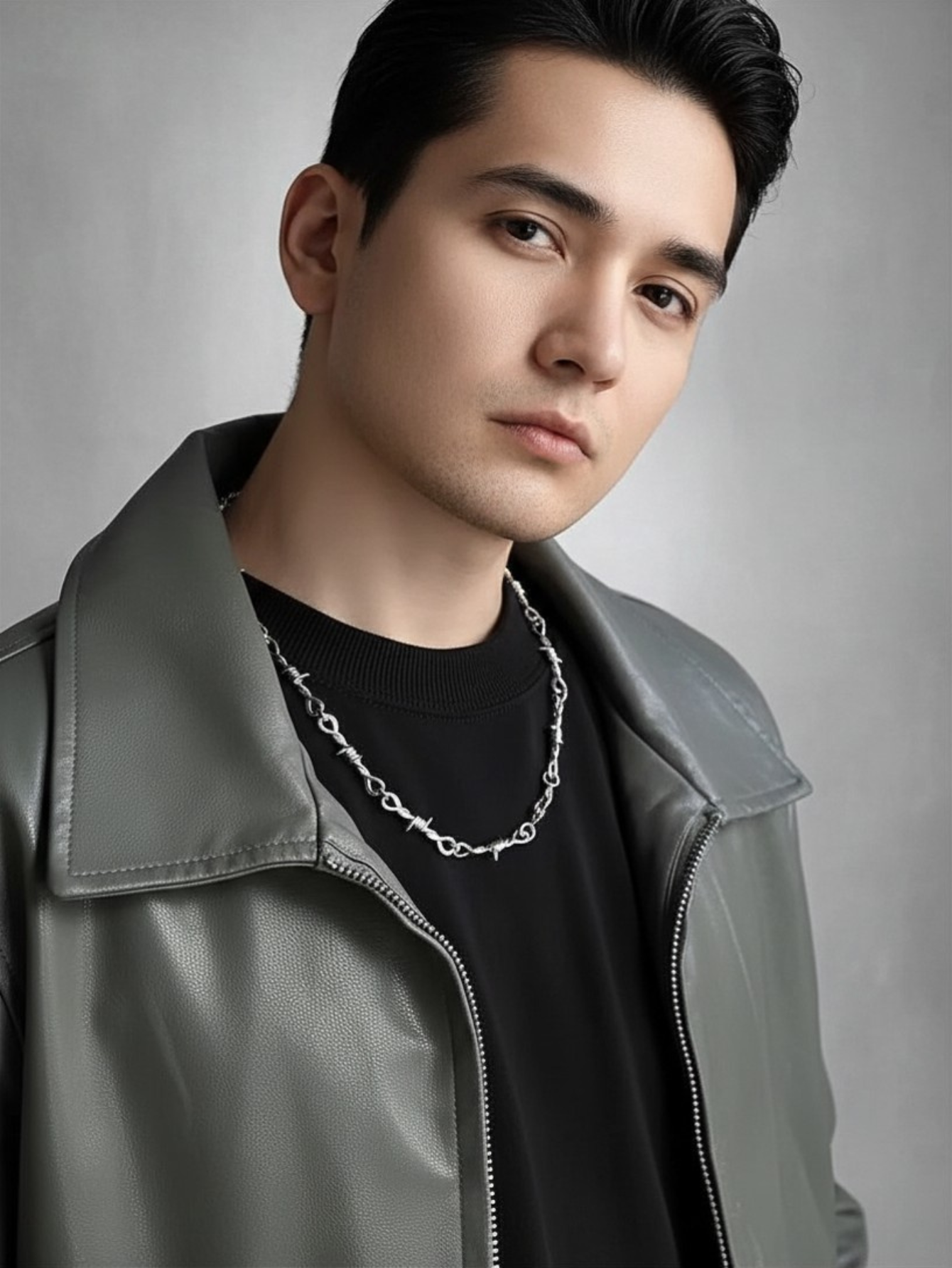 Barbed Wire Chain Necklace