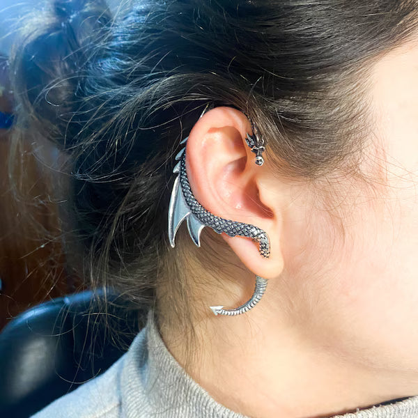 Dragon Earring Punk Y2K