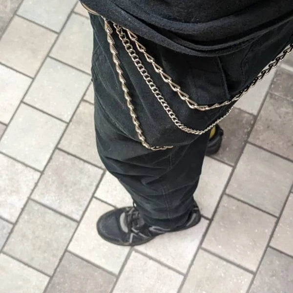 3 Layer O Ring Wallet Chain